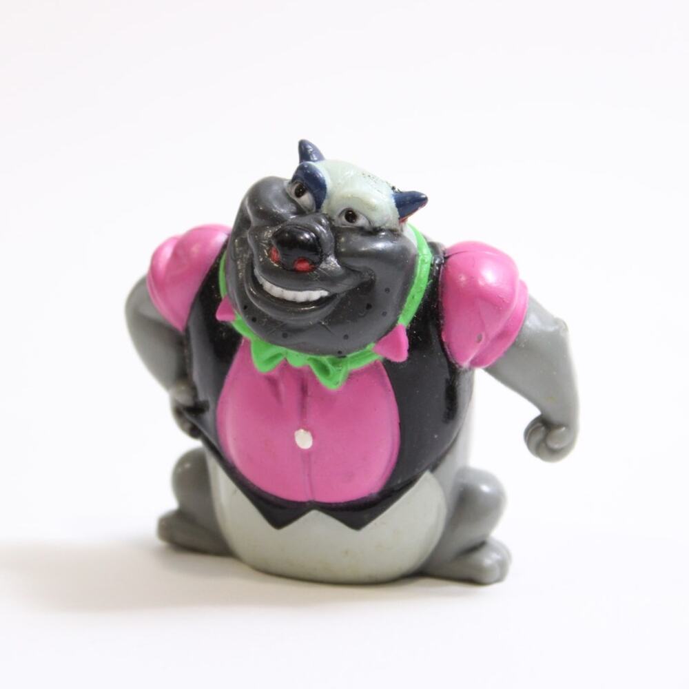 1989, Carface, PVC Figure, All Dogs Go to Heaven, Wendy's, Toy, ~ 250407-WH 341